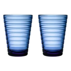 Iittala Aino Aalto Vannglass 2-Pack 33 Cl Ultramarinebla Fashion