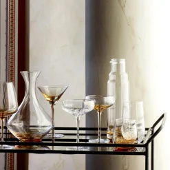 Broste Copenhagen Amber Rodvinsglass Sale