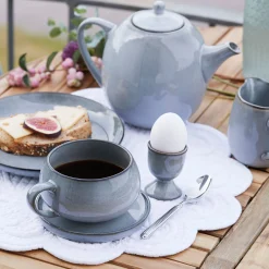 Lene Bjerre Amera Eggeglass 6,5 Cm Grey New