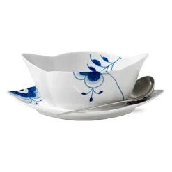 Royal Copenhagen Blue Fluted Mega Sauskopp Med Skal Clearance