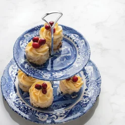 Spode Blue Italian Kakefat Fashion