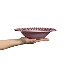 Mateus Bubbles Suppetallerken 25 Cm Plomme Clearance