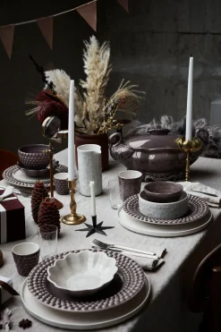 Mateus Bubbles Suppetallerken 25 Cm Plomme Clearance