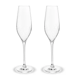 Holmegaard Cabernet Lines Champagneglass 29 Cl 2-Pakning Sale