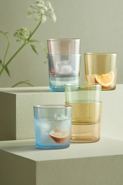 Aida Cafe Drikkeglass Multi 4-Pakning Fashion