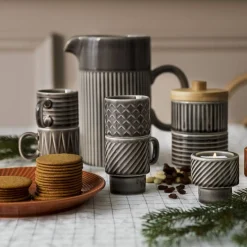 Sagaform Coffee & More Espressokopp 4-Stk. Gra Hot