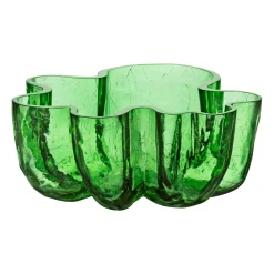 Kosta Boda Crackle Skal 105 Mm Gronn Best