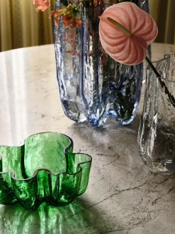 Kosta Boda Crackle Skal 105 Mm Gronn Best