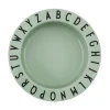 Design Letters Eat&Learn Dyp Tallerken Gronn Hot