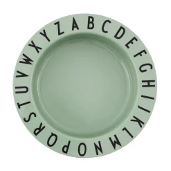 Design Letters Eat&Learn Dyp Tallerken Gronn Hot