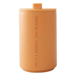 Design Letters Termokopp Life-Oransje Discount