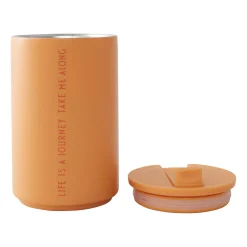 Design Letters Termokopp Life-Oransje Discount
