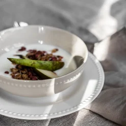 Scandi Living Dots Frokostbolle 60 Cl 4 Stk. Kremhvit Fashion