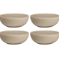 Scandi Living Dots Frokostbolle 60 Cl 4 Stk. Beige Fashion