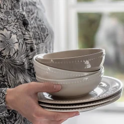 Scandi Living Dots Frokostbolle 60 Cl 4 Stk. Beige Fashion