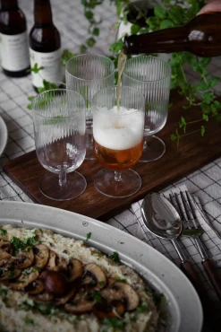 ERNST Ølglass Riflet 2-Pakning Best