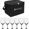 Spiegelau Expert Vinglass Veske Svart Inkl 6 Vinglass Discount