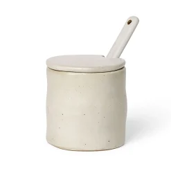 Ferm LIVING Flow Syltetoykrukke Med Skje Off-White Speckle Fashion