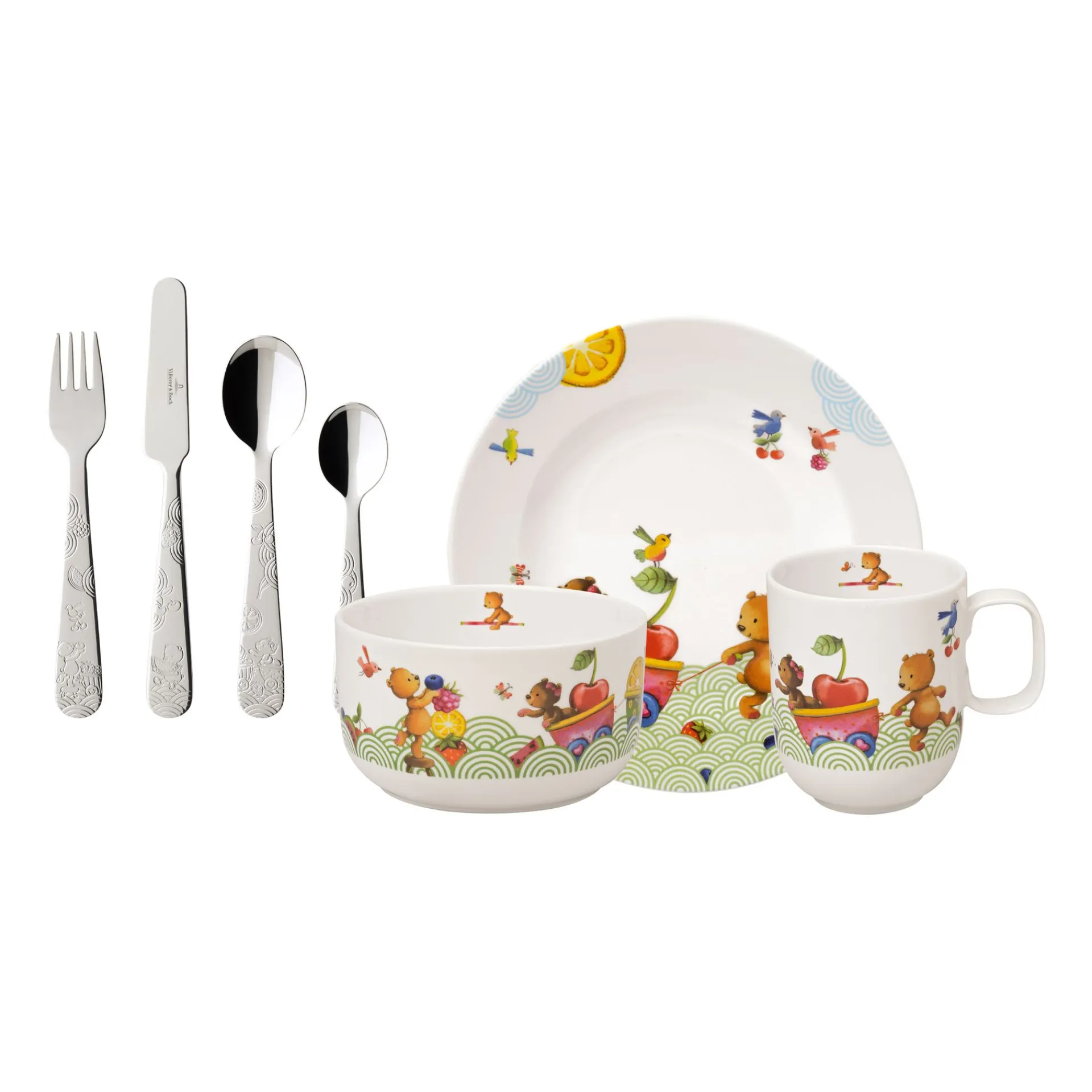 Villeroy & Boch Hungry As A Bear Barneservise Og Bestikk Outlet