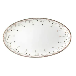 Wik & Walsøe Julemorgen Serveringsfat Ovalt 20 Cm Fashion