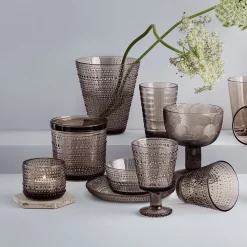 Iittala Kastehelmi Drikkeglass Pa Fot 26 Cl 2 Stk. Linne Outlet