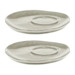 Serax La Mere Skal Til Kaffekopp O14,5 Cm 2-Pakn. Off White Best