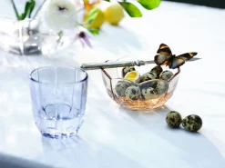 Holmegaard Lily Skal O 13 Cm 2-Pakning Toffee Rose Clearance