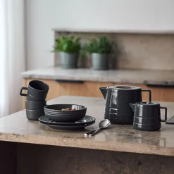 NJRD Lines Tallerken O21 Cm Morkegra New