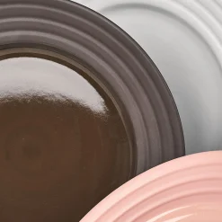 NJRD Lines Tallerken O21 Cm 6-Stk. Brun Clearance