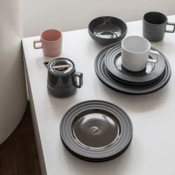 NJRD Lines Tallerken O21 Cm 6-Stk. Brun Clearance