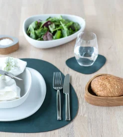 Lind DNA Nupo Spisebrikke Vendbar Curve L 1 Stk. Dark Green-Olive Green Discount