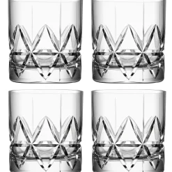 Orrefors Peak Double Old Fashioned Glass 4-Stk. Discount