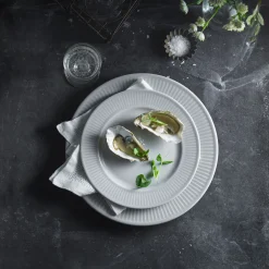 Pillivuyt Plisse Tallerken O 22 Cm Hot