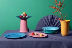 Lyngby Porcelæn Rhombe Dyp Tallerken O 24,5 Cm Hot