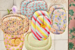 RICE Melamintallerken 16,5X23 Cm Wild Flower Best