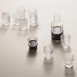 Ferm LIVING Ripple Glass 4-Pakn. Klar Outlet