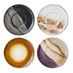 HK Living 70'S Kaffefat O 13 Cm 4-Deler Online