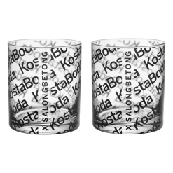 Kosta Boda Salong Betong Old Fashioned Glass 28 Cl 2-Pakning Best