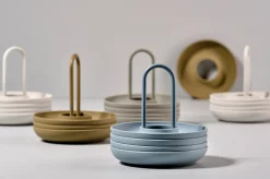 Zone Denmark Singles Eggeglass Med Beholder Warm Grey Discount