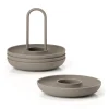 Zone Denmark Singles Eggeglass Med Beholder Taupe Clearance