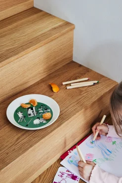 Arabia Tegning & Jul Mummitallerken 2 Deler Best