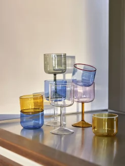 HAY Tint Vinglass 25 Cl 2-Pakning Rosa-Gul Hot