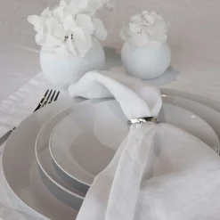 Himla Vasa Serviettring 4-Stk. Solv Outlet