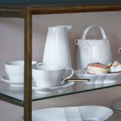 Royal Copenhagen White Elements Kopp Med Fat 26 Cl New