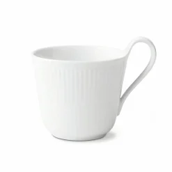 Royal Copenhagen White Fluted Kopp Med Hoy Hank Discount